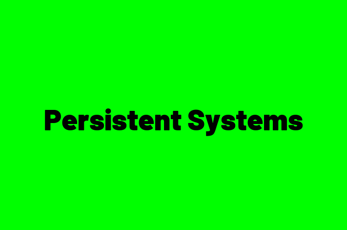 Software Development Firm Persistent Systems