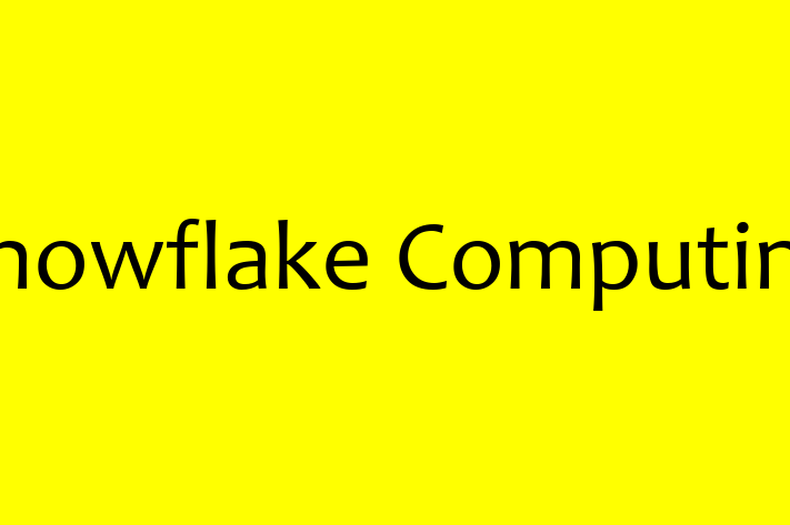 Tech Firm Snowflake Computing