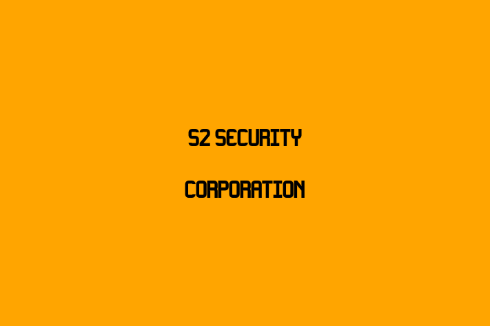 Software Engineering Company S2 Security Corporation