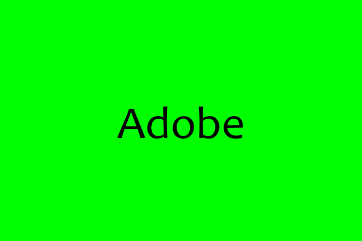 Digital Solutions Provider Adobe