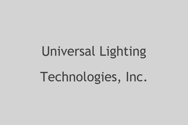 Application Development Company Universal Lighting Technologies Inc.