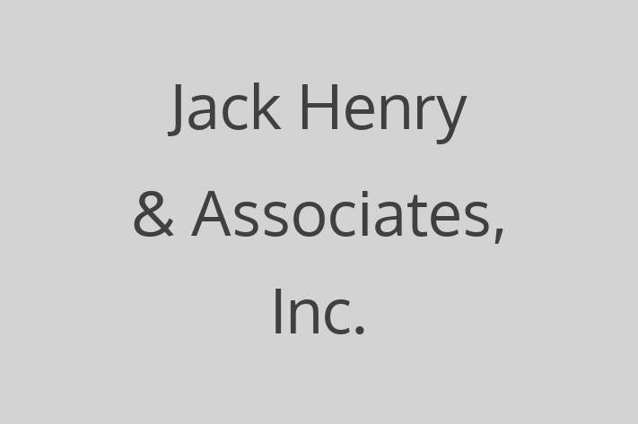 Software Consultancy Jack Henry Associates Inc.