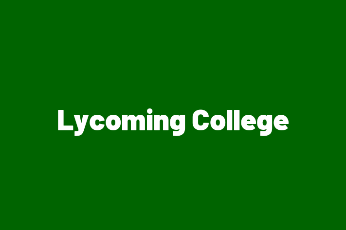 Talent Management Lycoming College