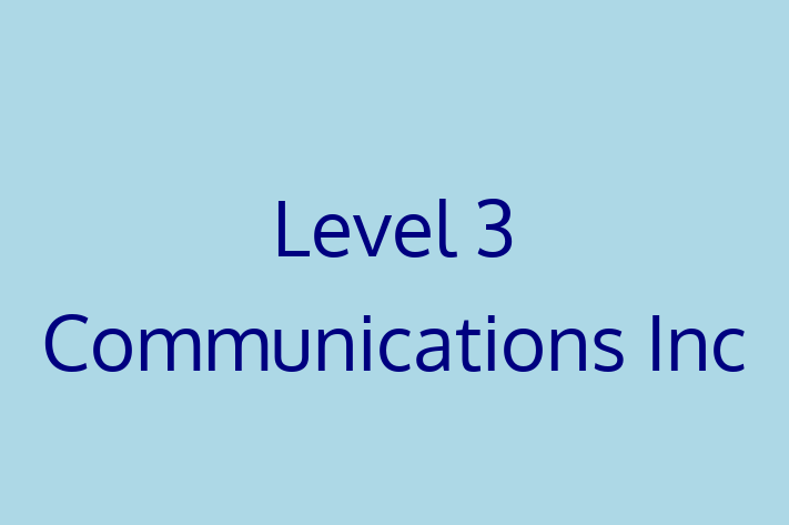 Software Engineering Company Level 3 Communications Inc