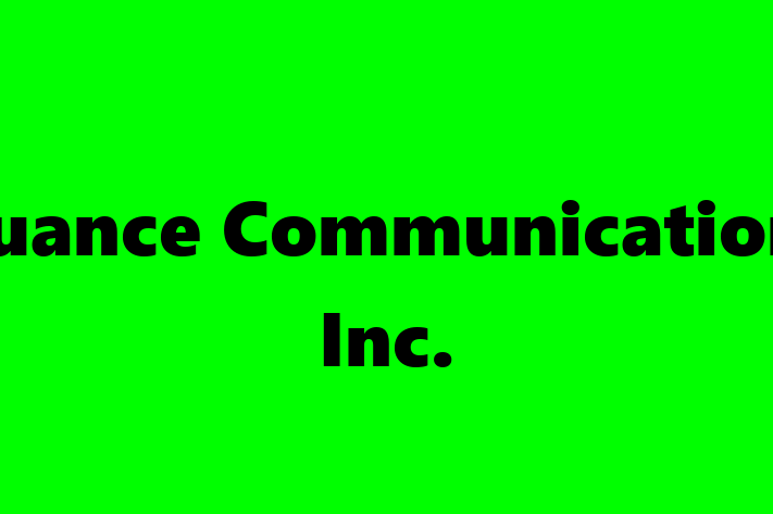 Software Firm Nuance Communications Inc.