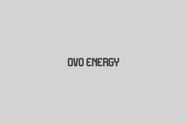 Tech Solutions Company OVO Energy