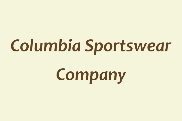 Human Capital Management Columbia Sportswear Company