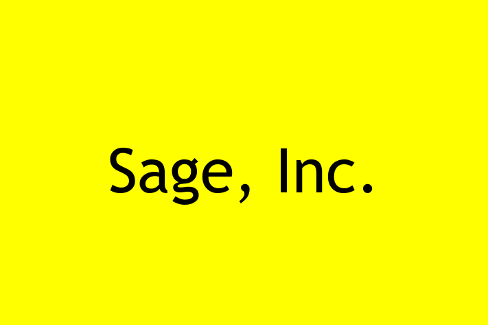 Software Services Company Sage Inc.