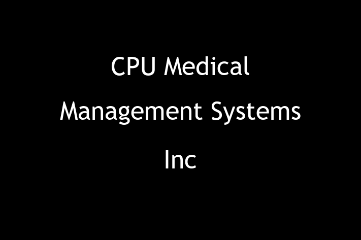 Software Engineering Company CPU Medical Management Systems Inc