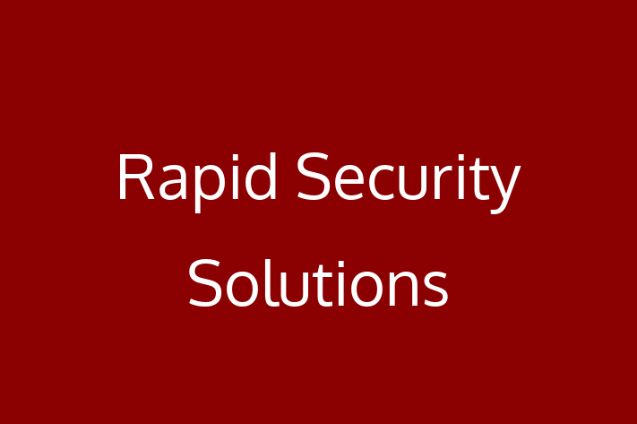 Digital Solutions Provider Rapid Security Solutions