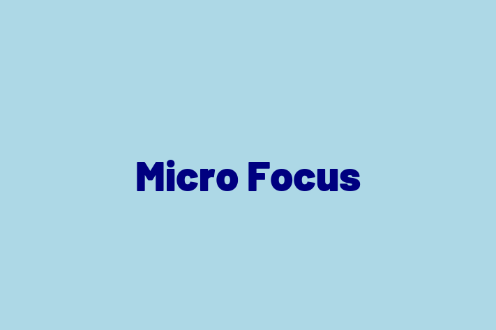 Technology Company Micro Focus