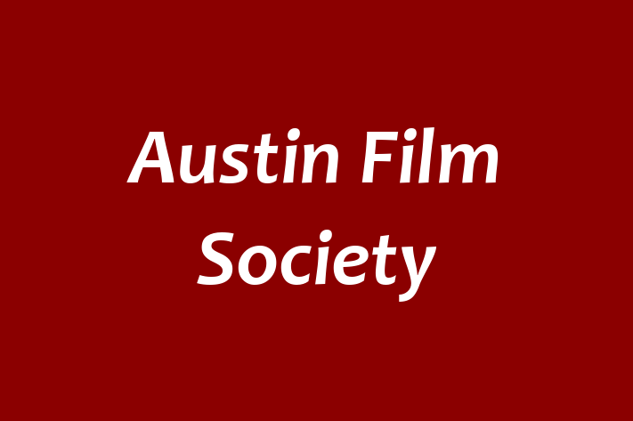 Human Resource Management Austin Film Society