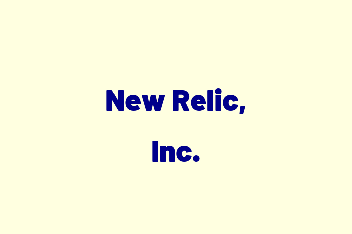 Software Engineering Company New Relic Inc.