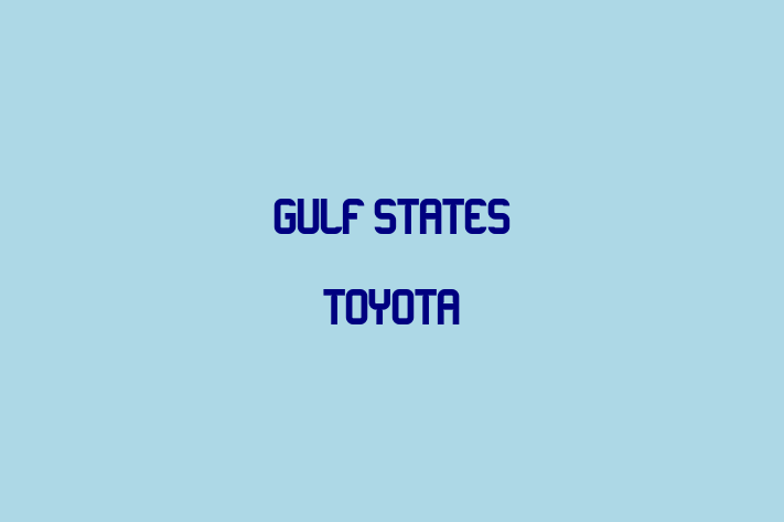 Personnel Management Gulf States Toyota