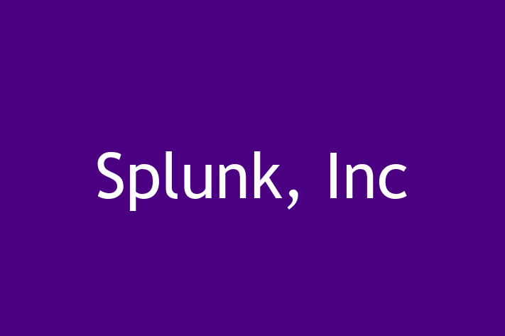 Software Development Company Splunk Inc