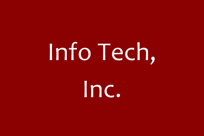 Technology Solutions Firm Info Tech Inc.