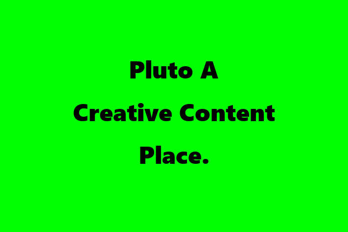 IT Company Pluto   A Creative Content Place.