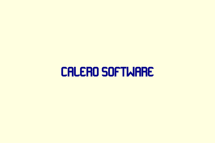 Software Development Company Calero Software