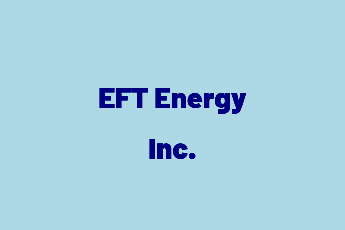 Digital Solutions Provider EFT Energy Inc.