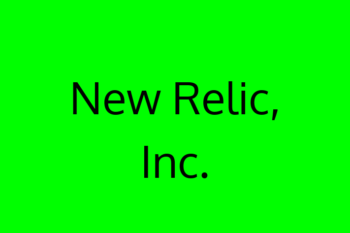 Software Solutions Provider New Relic Inc.