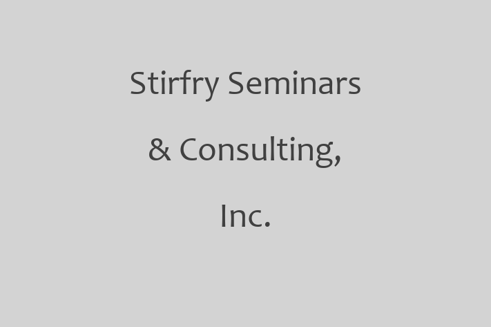 Software Development Company Stirfry Seminars  Consulting Inc.