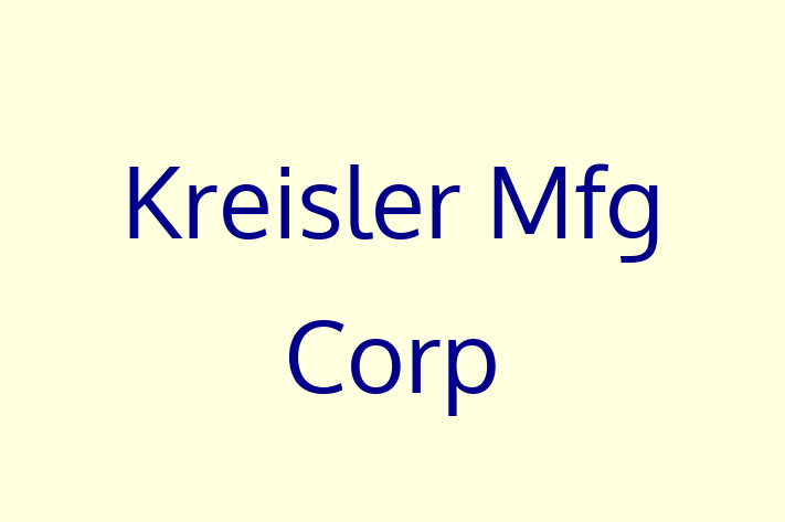 Software Development Company Kreisler Mfg Corp