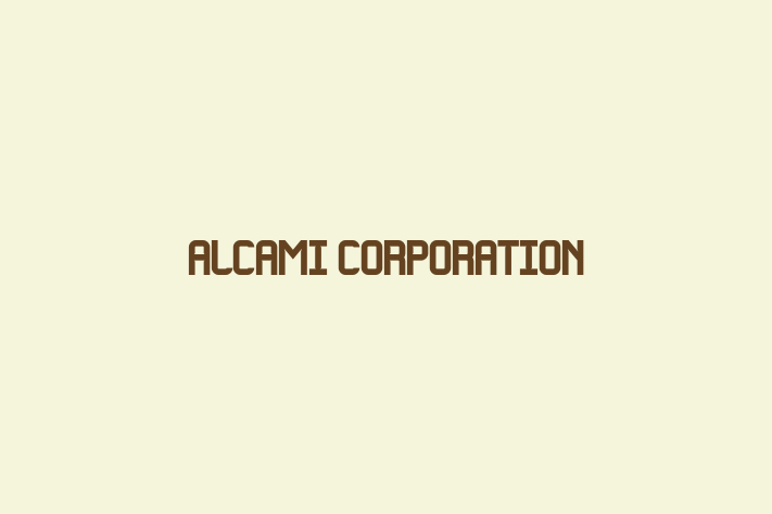 Employee Resource Management Alcami Corporation