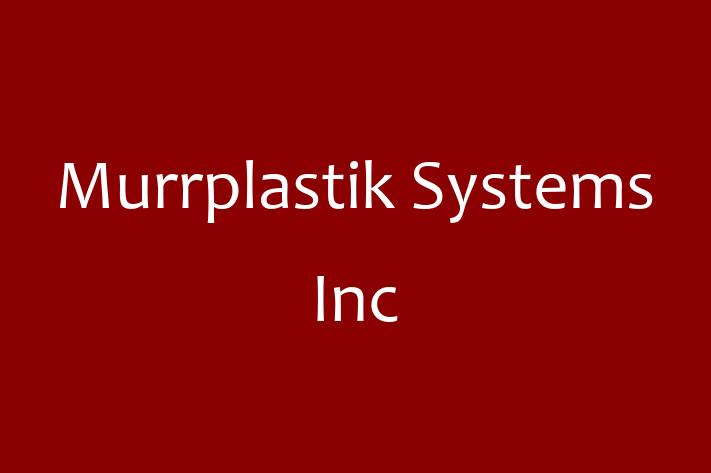 Tech Solutions Company Murrplastik Systems Inc