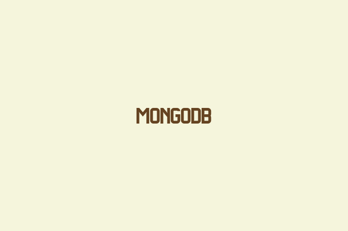 Application Development Company MongoDB