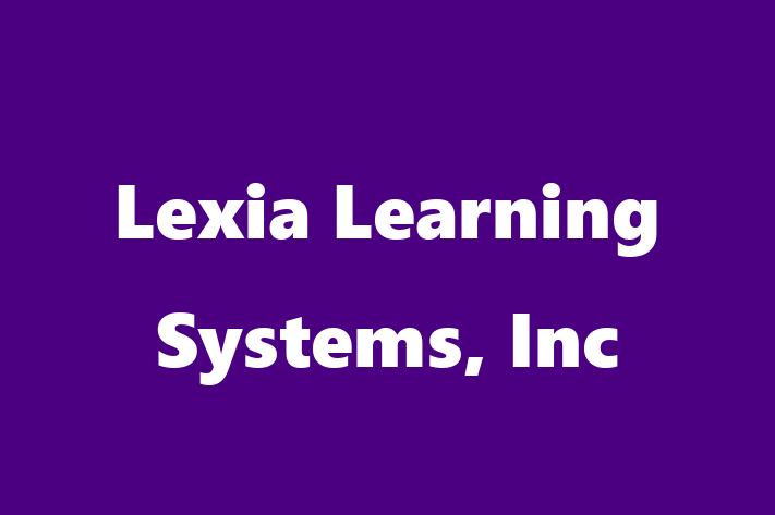 Software Engineering Company Lexia Learning Systems Inc