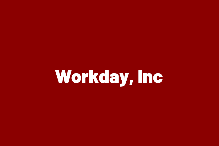 Application Development Company Workday Inc