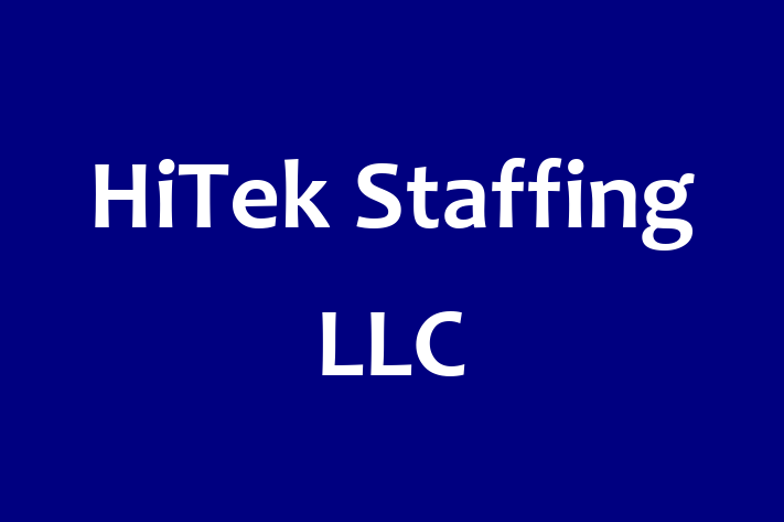 Employee Resource Management HiTek Staffing LLC