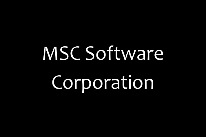 Application Development Company MSC Software Corporation