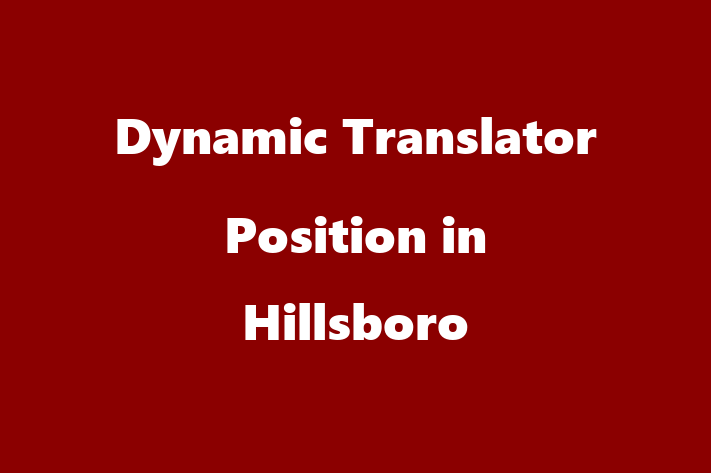 Dynamic Translator Position in Hillsboro