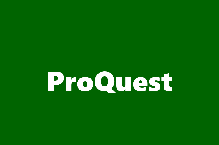 Software Engineering Company ProQuest