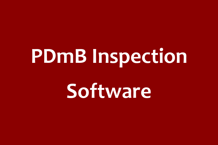 Technology Solutions Firm PDmB Inspection Software