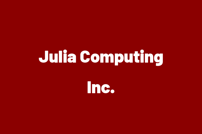 Technology Company Julia Computing Inc.