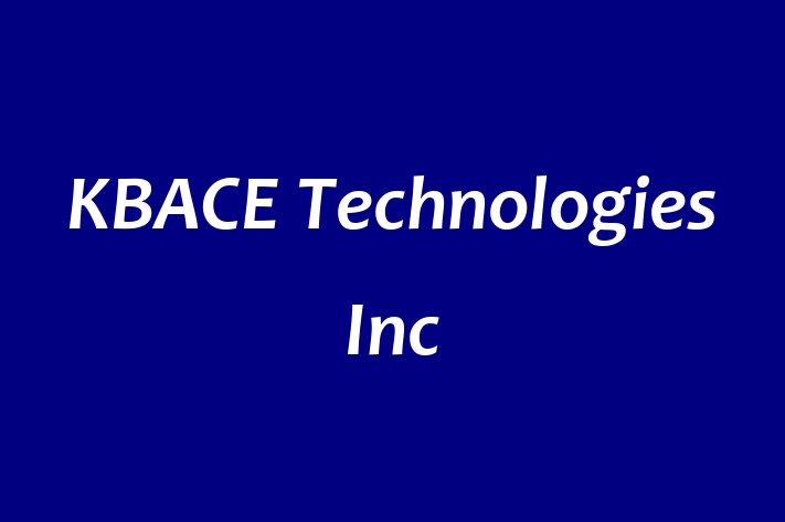 Software Services Company KBACE Technologies Inc