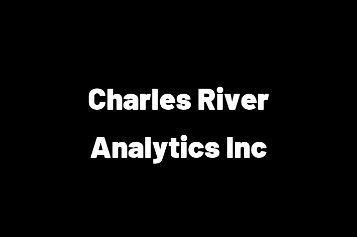 Software House Charles River Analytics Inc