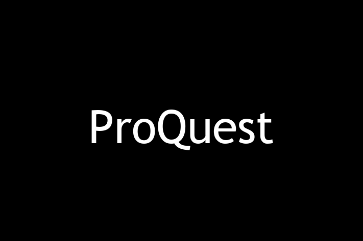 Software Development Firm ProQuest