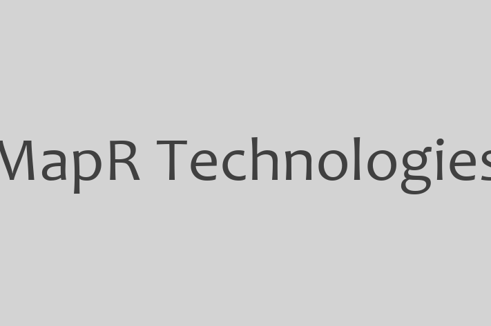 Technology Company MapR Technologies