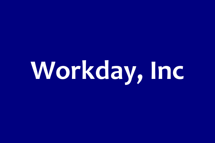 Software Solutions Provider Workday Inc