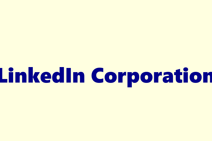 Software Solutions Provider LinkedIn Corporation