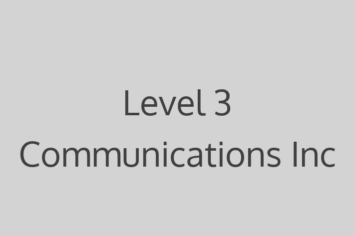 Software Services Company Level 3 Communications Inc