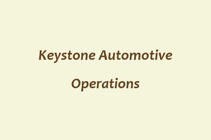 Human Capital Management Keystone Automotive Operations