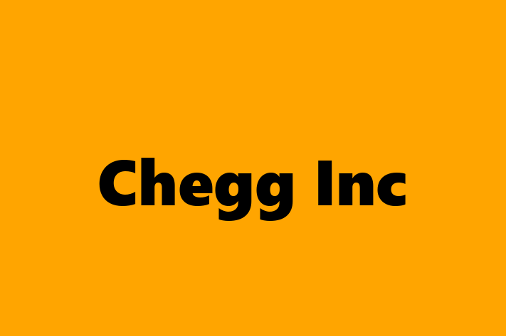 Software Development Firm Chegg Inc