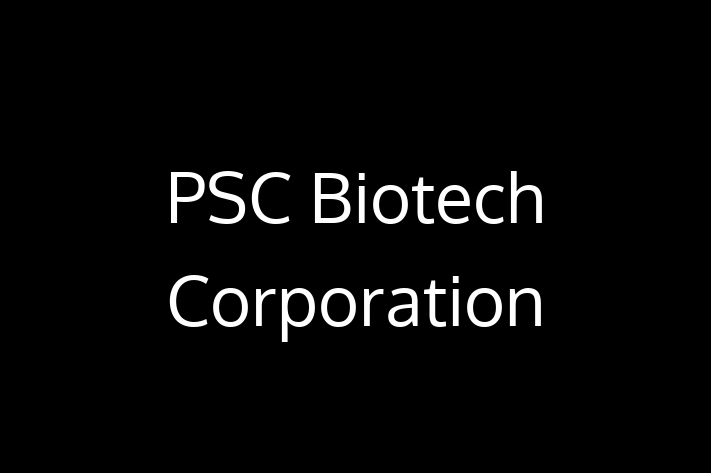 Digital Solutions Provider PSC Biotech Corporation