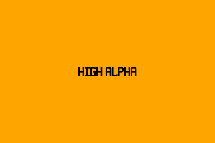 Staff Management High Alpha