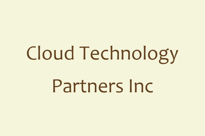 Software Services Company Cloud Technology Partners Inc