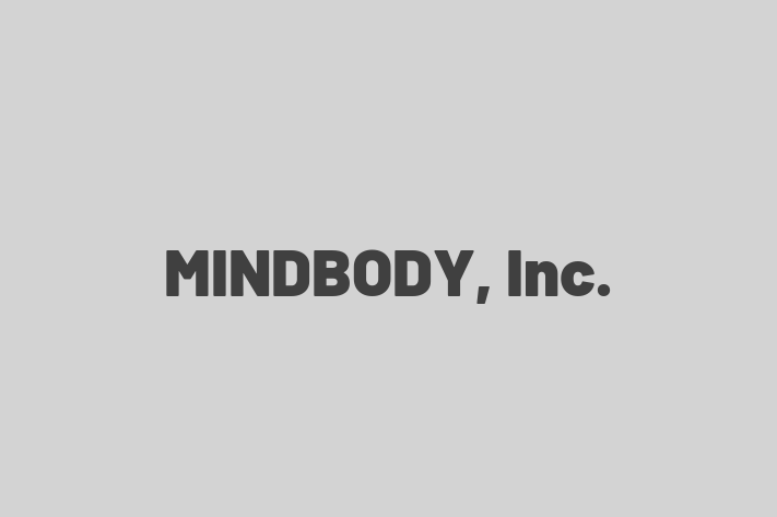 Software Services Company MINDBODY Inc.